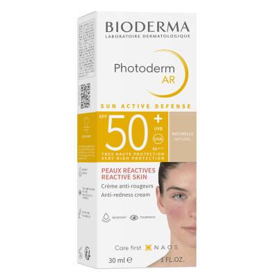 Bioderma Photoderm AR SPF50+ Colored Sunscreen Cream - High Protection, Anti-Redness, Hypoallergenic Bioderma Photoderm AR SPF50+ Sunscreen Cream - High Protection SPF50+ sunscreen, colored sunscreen cream, hypoallergenic skincare, non-comedogenic sun protection, Bioderma Photoderm AR, sun protection, anti-redness, skin tone evening, paraben-free, sensitive skin, outdoor activities, daily skincare, makeup base