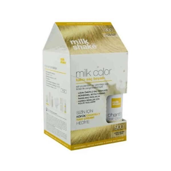 Milk Shake Ultra Blond Açık Sarı Hair Dye Set with Conditioning Benefits - Achieve Desired Blonde Shade at Home - Hair Dye