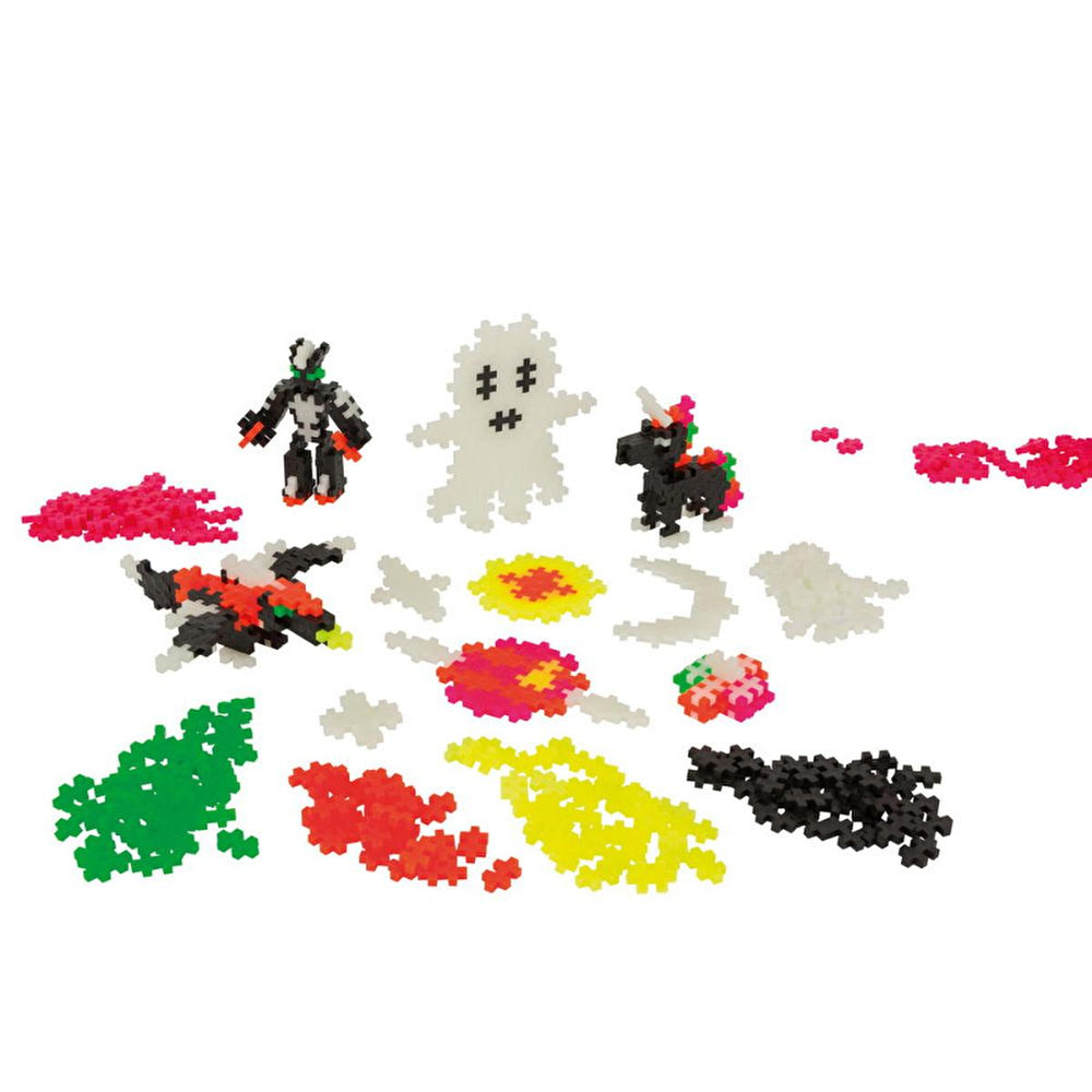 Plus Plus Glow In The Dark Construction Toy Set - 360 Pieces for Creative Building & Learning - Toy