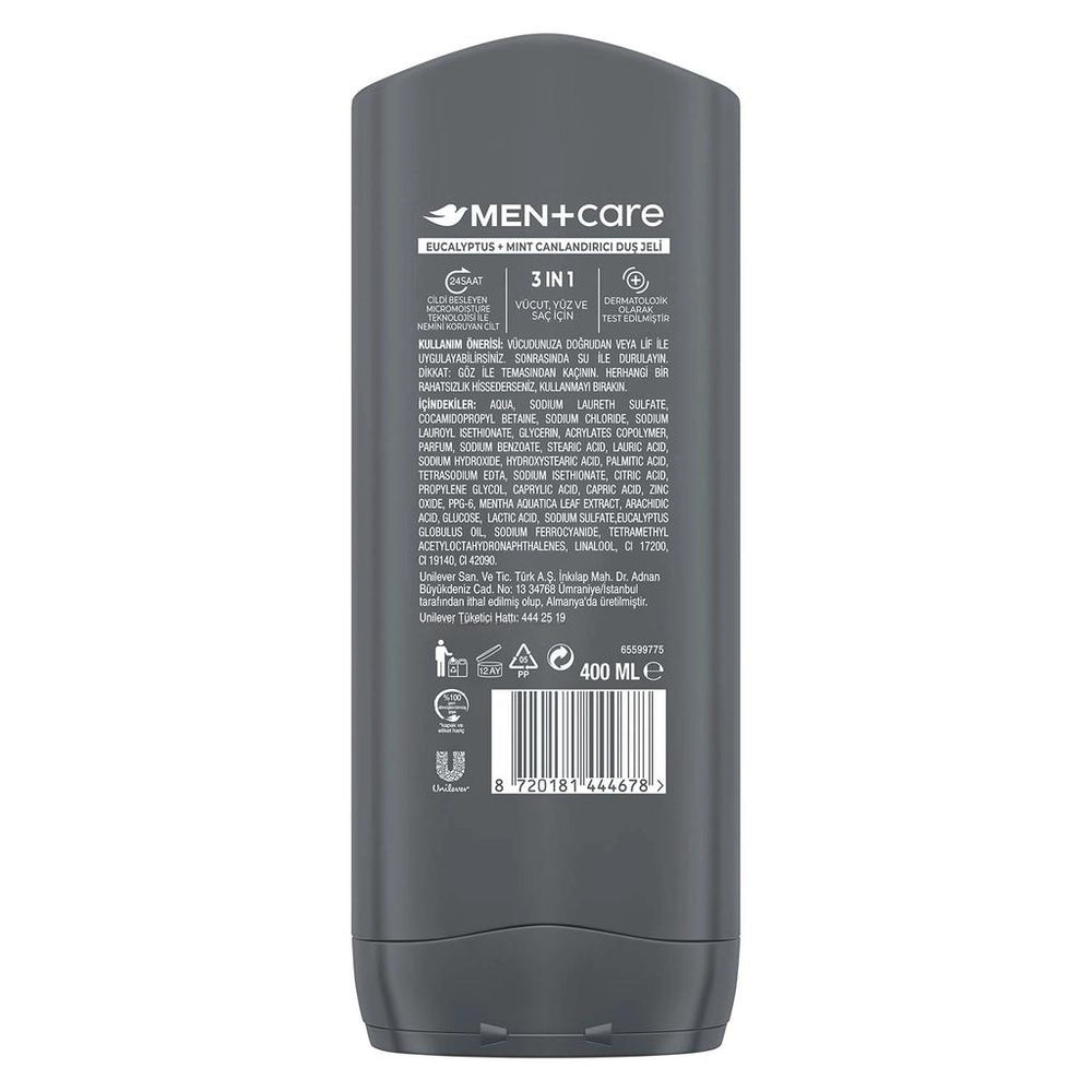 Dove Men+Care Eucalyptus & Mint Body Wash 400 ml
