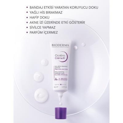 Bioderma - Soothing Skin Cream for Sensitive Skin, Hypoallergenic & Fragrance-Free Moisturizer for Face, Lips & Body - 1.35 fl oz Bioderma Soothing Skin Cream - Hypoallergenic & Fragrance-Free soothing skin cream, Bioderma Cicabio Creme, skin repair cream, hypoallergenic skin care, fragrance-free moisturizer, sensitive skin products, tattoo aftercare, gentle skincare, baby skincare, face cream, lip balm, body moisturizer