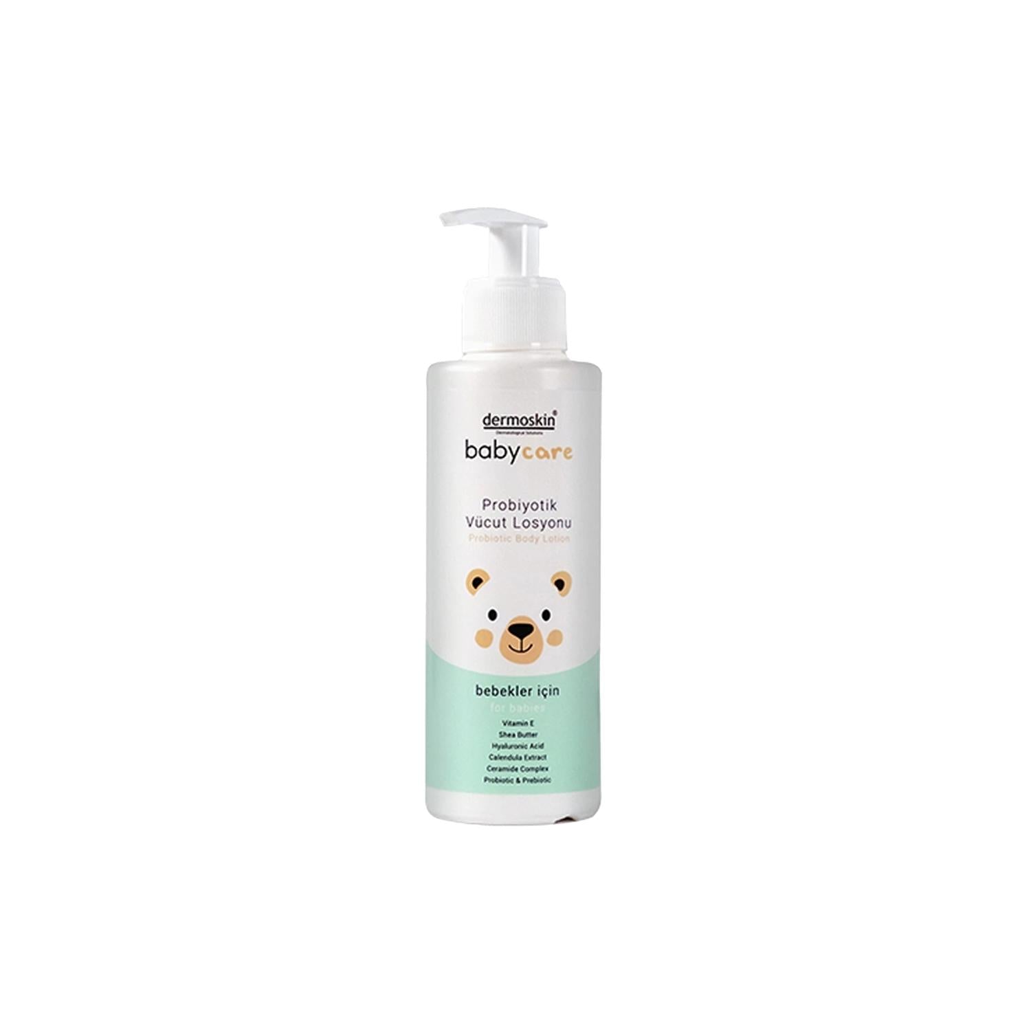 Dermoskin BabyCare Probiyotik Vücut Losyonu - Probiotic Baby Body Lotion for Sensitive Skin, 230ml Dermoskin Probiotic Baby Body Lotion - Gentle Skincare baby body lotion, probiotic skincare for infants, dermoskin babycare, natural baby lotion, probiotic body lotion for sensitive skin, baby skincare, gentle baby products, probiotic baby care, infant lotion, sensitive skin solutions