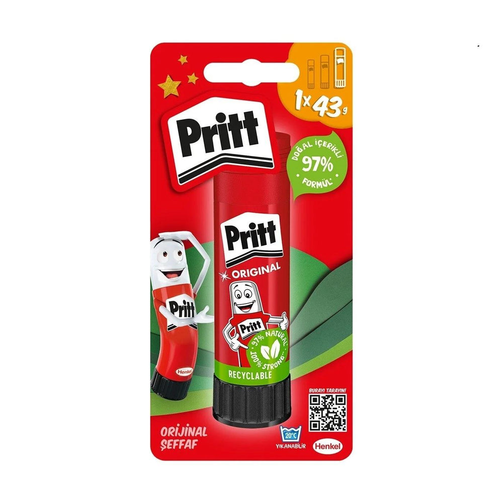 Pritt Glue Stick Classic Easy-Spread School & Office Adhesive 43g