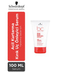 Bonacure Clean Rescue Hair Serum: Split End Repair, Breakage Treatment, Vegan Heat Protection, and Ultimate Shine - 3.38 fl oz Bonacure Hair Serum: Repair Split Ends, Add Shine - Vegan Formula split end repair serum, hair breakage treatment, vegan hair serum, heat protectant for hair, hair shine serum, damaged hair repair, frizz control serum, Bonacure hair serum, hair serum for split ends, hair serum for damaged hair, hair serum, split end treatment, breakage prevention, heat protection, shine enhancement,