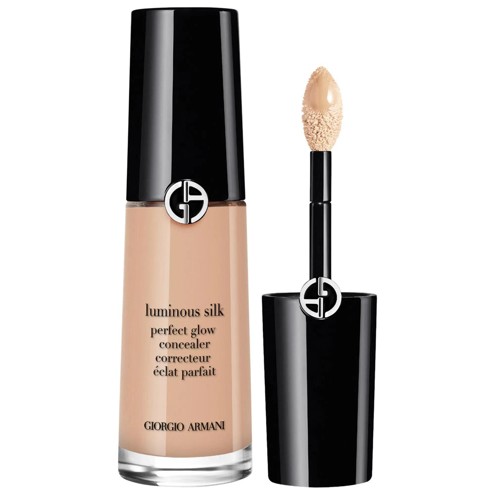 Luminous Silk Hydrating Face and Under-Eye Concealer - Natural Finish, Medium Coverage, Paraben-Free Luminous Silk Hydrating Concealer - Natural Finish, Paraben-Free hydrating face concealer, under-eye concealer, natural finish concealer, caffeine brightening concealer, paraben-free makeup, clean beauty, skincare-infused makeup, under-eye care, dark circle correction, fine line reduction, radiant finish, medium coverage, buildable coverage, liquid concealer, glycerin, vitamin E, caffeine, skincare, makeup,