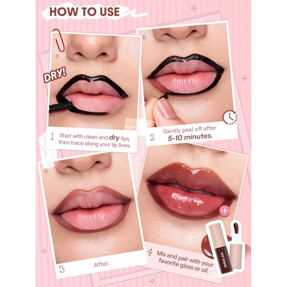 Sheglam Fall In Line Stain Lip Gloss in Mauvelous 010