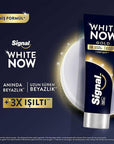 Signal White Now: 3X Whitening Toothpaste - Extra Fresh & Gold - Stain Removal, Fluoride Protection - Fresh Breath, Confident Smile Signal White Now: 3X Whitening Toothpaste for a Brighter Smile teeth whitening toothpaste, whitening toothpaste, fresh breath toothpaste, fluoride toothpaste, signal toothpaste, white now toothpaste, teeth stain remover, oral hygiene, dental care, extra fresh toothpaste, toothpaste, teeth whitening, fresh breath, fluoride protection, stain removal, oral care, dental hygiene, co