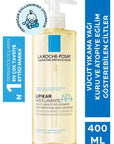 La Roche-Posay Lipikar AP+ Cleansing Oil for Sensitive Skin, Hypoallergenic & Moisturizing, 13.53 fl oz - Cleanser