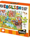 Headu Educational Puzzle for Kids - Farm Theme English Vocabulary Learning Toy for Children Aged 4-8 - Toy