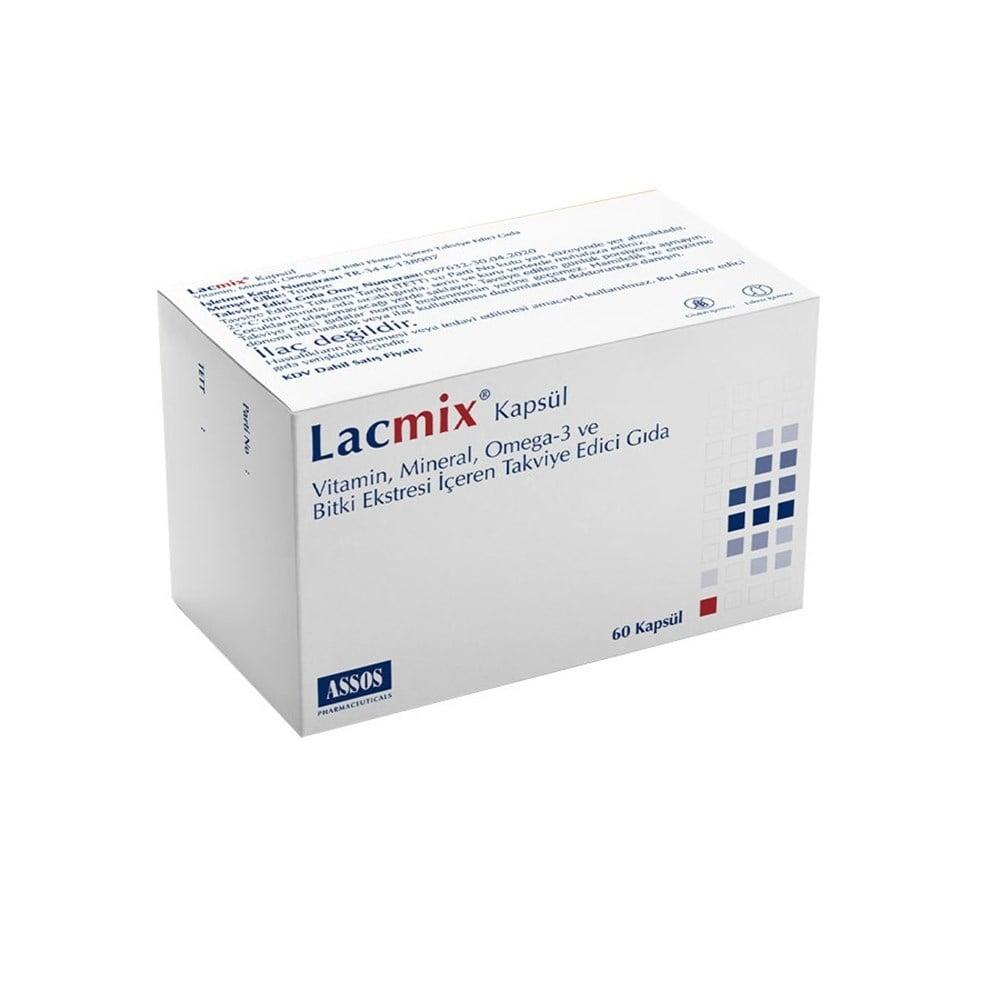 Lacmix Dietary Supplement - 60 Capsules | Vitamin, Mineral, Omega-3 Supplement Lacmix Dietary Supplement - Vitamin, Mineral, Omega-3 dietary supplement, vitamin supplement, mineral supplement, omega-3 supplement, health and wellness products, nutritional capsules, wellness supplements, nutritional supplements, health supplements