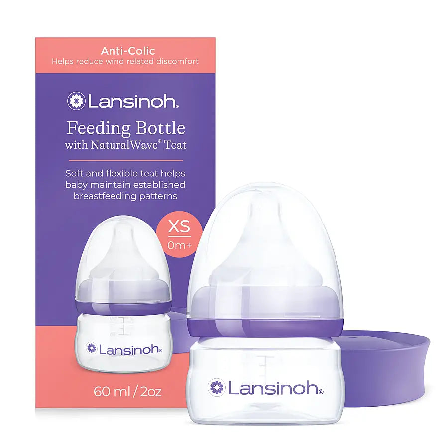 Lansinoh NaturalWave Baby Bottle Extra Slow Flow 60ml