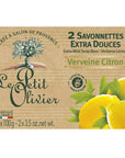 Le Petit Olivier Verbena Lemon Traditional Soaps 2x100g