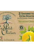 Le Petit Olivier Verbena Lemon Traditional Soaps 2x100g