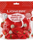 Lionesse Strawberry Soap Infused Bath Loofah 952