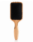 Lionesse Metallic Hair Brush for Gentle Detangling Gold