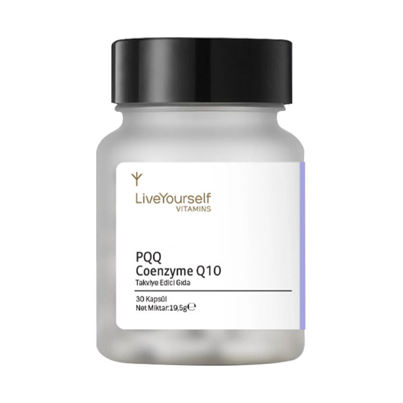 LiveYourself PQQ Coenzyme Q10 Dietary Supplement 30 Capsules