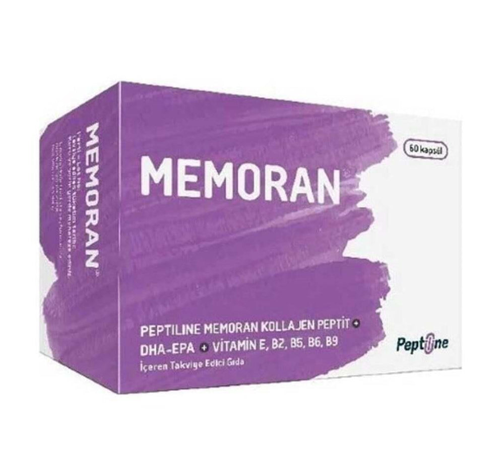 Memoran - Omega-3 & Collagen Capsules for Adults, 60 Count - Vitamin & Supplement