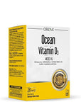 Ocean Vitamin D3 400 IU Spray Supplement - 20ml Olive Oil Based for Bone Health - Vitamin & Supplement