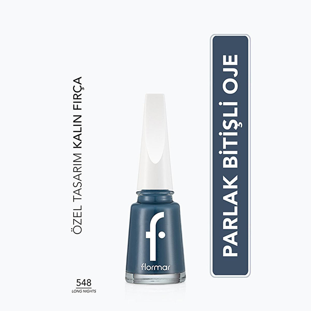 Flormar Nail Enamel Yoğun Pigmentli Oje - Long Lasting & Nourishing Nail Polish - view 5