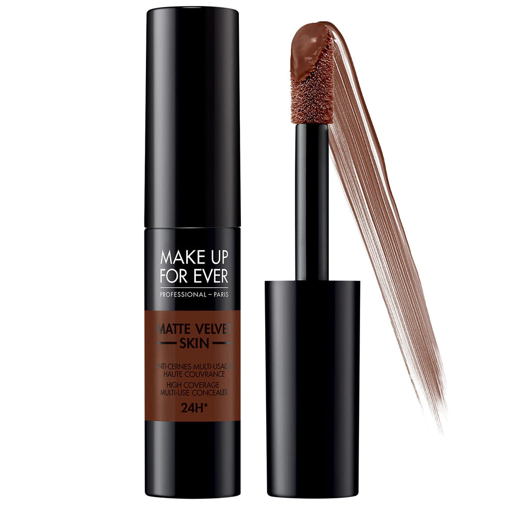 Matte Velvet Skin: 24H Waterproof Full Coverage Concealer - Multi-Use Conceal, Correct, Contour - Transfer-Proof Matte Finish Matte Velvet Skin Concealer: Full Coverage, Waterproof, 24H Wear matte concealer, full coverage concealer, waterproof concealer, long lasting concealer, transfer proof concealer, concealer for oily skin, multi use concealer, contour concealer, best concealer for dark circles, 24 hour concealer, concealer, makeup, face makeup, blemish cover, dark circle treatment, contouring makeup, l