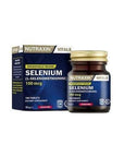 Nutraxin Selenium 100 mcg 100 Tablet Dietary Supplement - Allergen-Free, Gluten-Free, Supports Overall Health Nutraxin Selenium 100 mcg - Allergen-Free Supplement Selenium Supplement, L-Selenomethionine, Allergen-Free Dietary Supplement, Gluten-Free Supplement, Soya-Free Supplement, Dairy-Free Supplement, Synthetic Additive-Free, Dietary Supplement, Health Supplements, Nutritional Supplements, Selenium Tablets