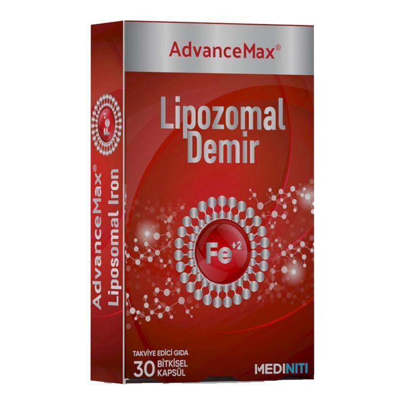 Advancemax Liposomal Iron Supplement - 30 Capsules with Vitamin C for Enhanced Absorption Liposomal Iron Supplement - 30 Capsules with Vitamin C iron supplement, liposomal iron, iron bisglycinate, vitamin C supplement, dietary supplement for iron deficiency, health supplements, nutritional supplements, fatigue relief, energy boost, immune system support