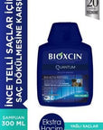 Bioxcin Quantum Shampoo for Oily Hair - Anti-Hair Loss, Natural Ingredients, 10.14 fl oz Bioxcin Quantum Shampoo for Oily Hair - Natural Ingredients shampoo for oily hair, Bioxcin Quantum shampoo, anti-hair loss shampoo, natural ingredients hair care, hair care for oily scalp, oily hair solution, hair nourishment, sebum control, hair growth promotion, daily hair care, hair strengthening, BIOCOMPLEX B11, Niacinamide, peptides, hair care routine, healthy hair, hair loss solution