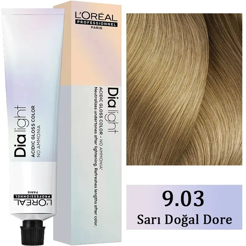 L'Oreal Professionnel Dia Light Ammonia-Free Hair Color 9.03 50ml