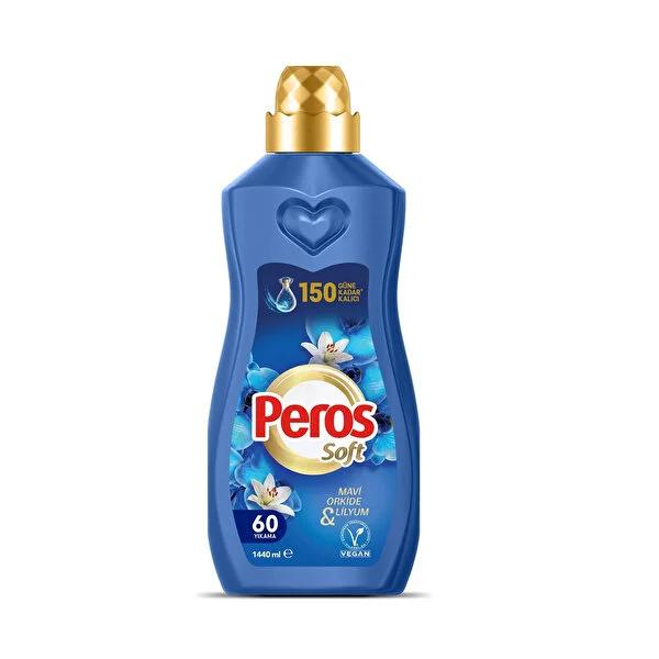 Peros - Concentrated Fabric Softener for Soft Clothes & Long-Lasting Freshness - Dermatologically Tested, Blue Orchid & Lilyum Fragrance Peros Concentrated Fabric Softener - Soft & Fresh Clothes fabric softener, concentrated fabric softener, dermatologically tested laundry product, long-lasting fragrance laundry, softener for sensitive skin, laundry softener, soft clothes, freshness, blue orchid fragrance, lilyum fragrance, household laundry, comfort, gentle on skin