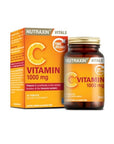 Nutraxin Vitamin C 1000 mg Supplement - Natural, Allergen-Friendly, Gluten-Free, 30 Tablets for Immune Support - image 2