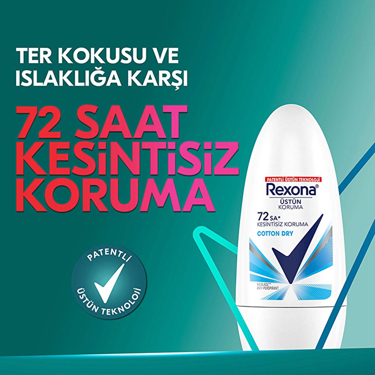 Rexona Cotton Dry Roll-On Deodorant for Women: 72-Hour Protection, Hypoallergenic, and Soft Cotton Extracts - Stay Fresh All Day! Rexona Cotton Dry 72H Deodorant: All-Day Freshness roll on deodorant, 72 hour deodorant, cotton dry deodorant, hypoallergenic deodorant, women's deodorant, long lasting deodorant, antiperspirant deodorant, Rexona deodorant, deodorant for sensitive skin, deodorant with cotton extract, deodorant, antiperspirant, sensitive skin, long-lasting protection, odor protection, sweat protec