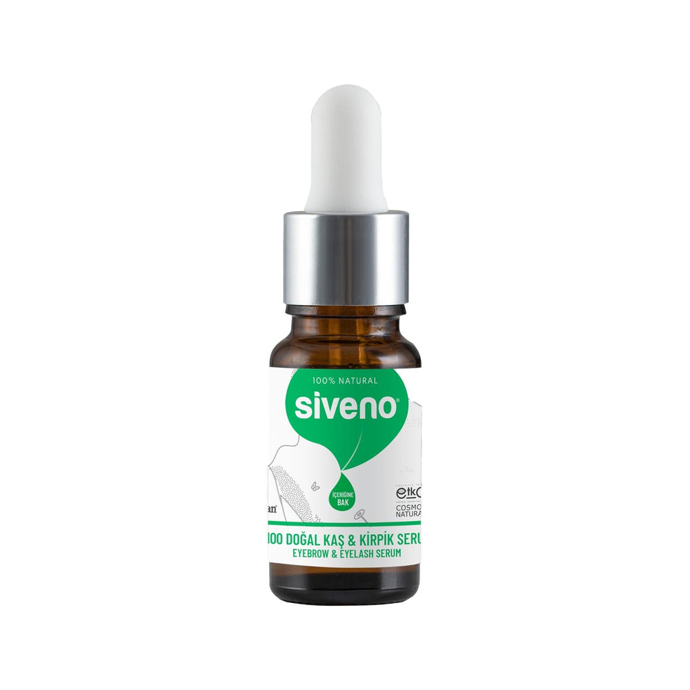 Siveno Natural Eyelash and Eyebrow Serum - 10ml, Nourishing and Enhancing Lashes and Brows, Natural Beauty Product Siveno Eyelash Serum - Natural & Nourishing Eyelash serum, Eyebrow serum, Natural beauty products, Cosmetic serum, Siveno, Beauty care, Lash care, Brow care, Natural ingredients, Sensitive eyes, Beauty routine, Self-care, Eyelash enhancement, Eyebrow enhancement