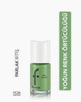 Flormar Full Color Fresh Start: High Pigment, Long Lasting, Glossy Green Nail Polish - Chip Resistant, Vibrant Color Flormar Nail Polish: High Pigment, Long Lasting Green - Fresh Start nail polish, high pigment nail polish, long lasting nail polish, durable nail polish, glossy nail polish, Flormar nail polish, nail color, nail lacquer, vibrant nail polish, chip resistant nail polish, nail, lacquer, beauty, personal grooming, manicure, pedicure, vibrant color, long-lasting, chip-resistant, glossy finish, gre