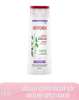 Restorex Hair Loss Shampoo - Promotes Healthy Hair Growth & Strengthens Hair - 16.91 fl oz Restorex Hair Loss Shampoo - Promotes Healthy Hair Growth hair loss shampoo, healthy hair growth, natural hair care, strengthening shampoo, Restorex shampoo, hair care, hair loss solution, hair growth promotion, scalp nourishment, hair strengthening, botanical formula, Phytosterol, beta-sitosterol, quercetin, amino acids, minerals