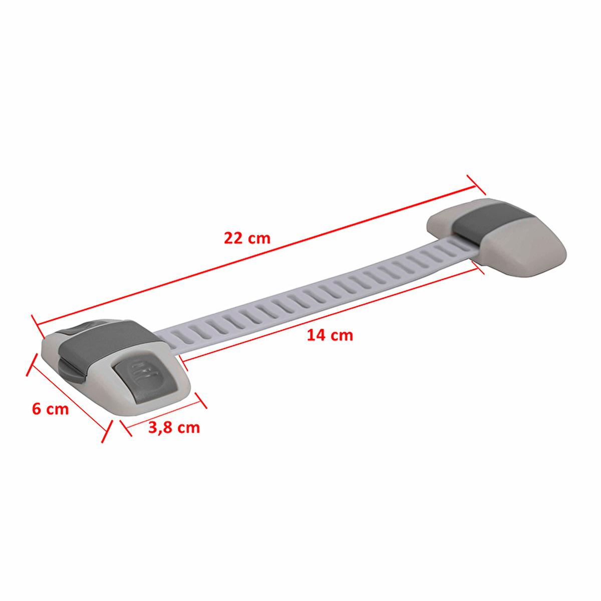 Miny Baby Safety Lock - Childproof Cabinet & Drawer Lock with Adjustable Strap, Easy Installation - Baby Safety Lock Miny Baby Safety Lock - Adjustable Childproof Cabinet Lock baby safety lock, childproofing solution, cabinet lock, drawer safety device, child safety product, baby proofing, toddler safety, nursery safety, home safety, childproof cabinet, drawer lock, safety lock for kids, baby safety products, child safety locks, cabinet safety lock