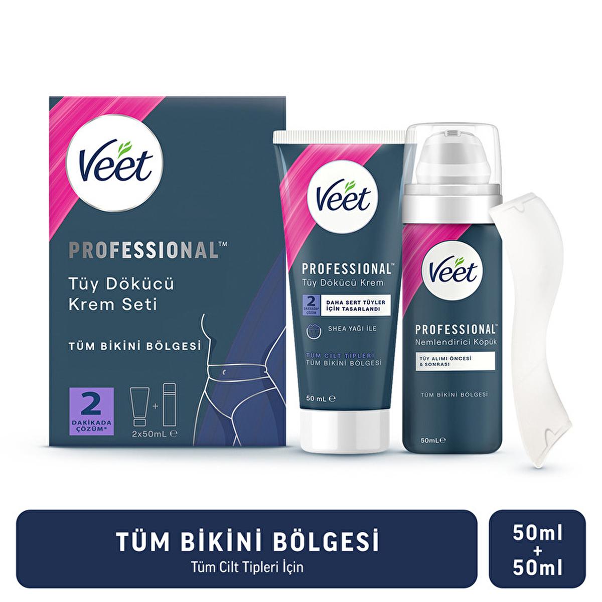 Veet Professional Bikini Hair Removal Cream Set: Gentle, Moisturizing, & Effective for Sensitive Skin - Includes Shea Butter & Exfoliating Foam Veet Bikini Hair Removal: Gentle Cream for Sensitive Skin hair removal cream, bikini hair removal, sensitive skin hair removal, shea butter hair removal, moisturizing hair removal cream, hair removal foam, bikini hair removal set, tüy dökücü krem, hair removal, bikini line, sensitive skin, shea butter, moisturizing, exfoliating, dermatologically tested, quick hair r