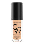 Golden Rose Total Cover 12 Light Beige 2 in 1 Foundation and Concealer - High Coverage, Lightweight Makeup with - Foundation