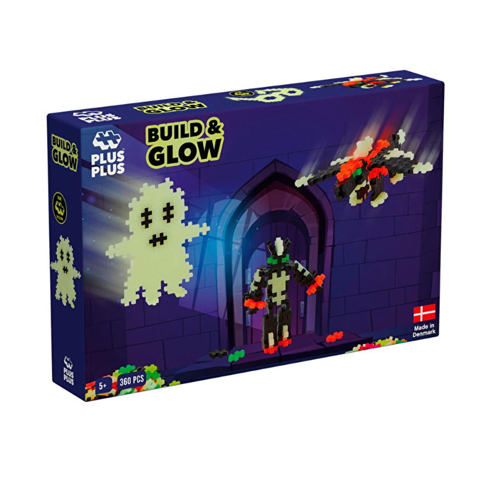 Plus Plus Glow In The Dark Construction Toy Set - 360 Pieces for Creative Building & Learning - view 2