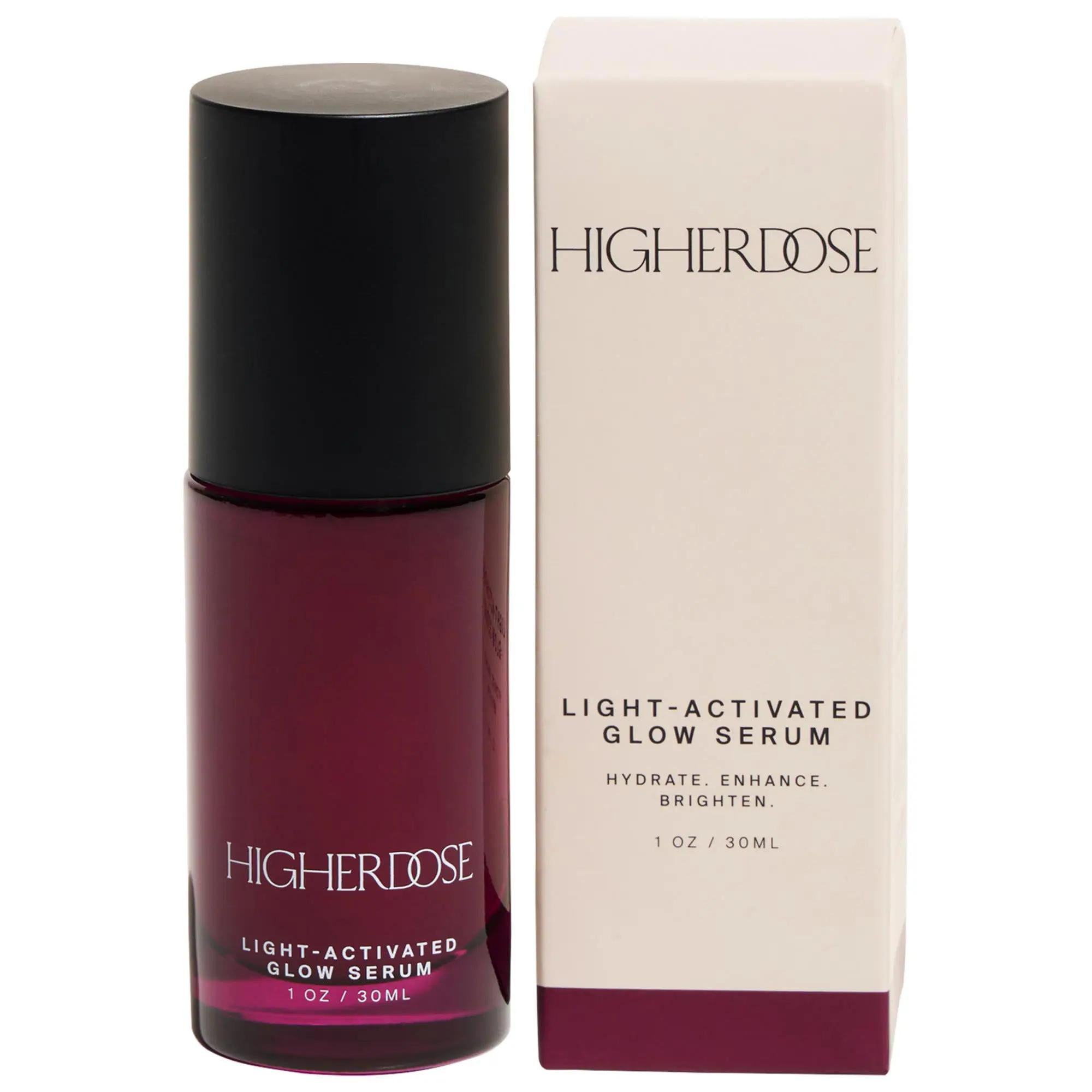 HigherDOSE Glow Serum with Copper Peptides and Vegan Collagen - Anti-Aging, Hydrating Skincare Serum for Fine Lines, Vegan & Gluten-Free HigherDOSE Glow Serum - Anti-Aging Vegan Skincare Vegan Skincare Serum, Copper Peptide Skincare, Hyaluronic Acid Serum, Anti-Aging Serum, Gluten-Free Beauty Products, Skincare for Fine Lines, Hydrating Serum, Vegan Collagen, Clean Beauty Products, Sensitive Skin Friendly, Skincare for Dryness, Skincare for Loss of Firmness