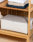 Ocean Home 4-Piece Gray Collapsible Storage Basket Set for Home Organization Ocean Home 4-Piece Gray Storage Basket Set storage baskets, gray storage set, collapsible storage, home organization, textile storage solutions, closet organization, underbed storage, linen storage, household textiles, breathable storage, space-saving storage