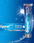 Signal White Now: 3X Whitening Toothpaste - Extra Fresh & Gold - Stain Removal, Fluoride Protection - Fresh Breath, Confident Smile Signal White Now: 3X Whitening Toothpaste for a Brighter Smile teeth whitening toothpaste, whitening toothpaste, fresh breath toothpaste, fluoride toothpaste, signal toothpaste, white now toothpaste, teeth stain remover, oral hygiene, dental care, extra fresh toothpaste, toothpaste, teeth whitening, fresh breath, fluoride protection, stain removal, oral care, dental hygiene, co