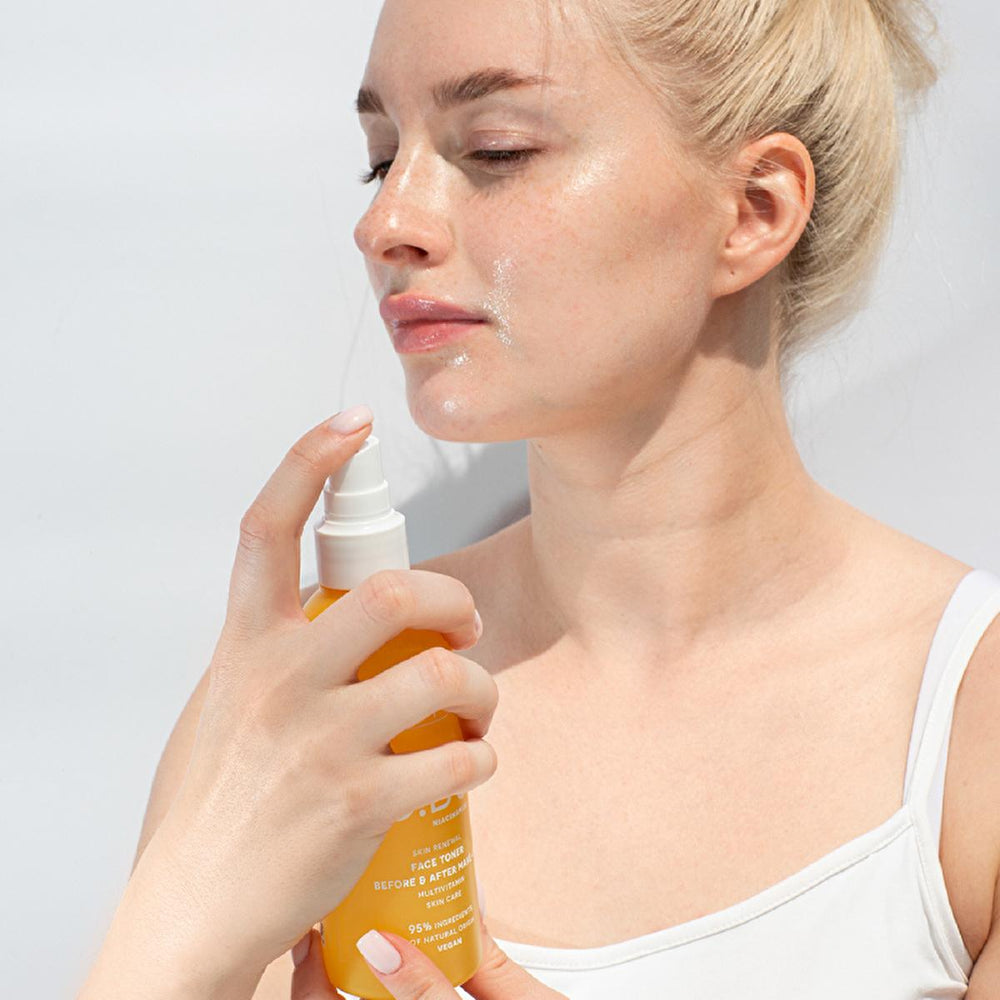 Ziaja Vitamin C Toner with Niacinamide - Natural Hydrating Face Toner for All Skin Types, 6.43 fl oz - Toner