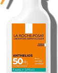 La Roche-Posay Anthelios Family 50 SPF Sunscreen Spray for Sensitive Skin - 10.14 fl oz, Protects Against UVB Rays, Gentle on Skin La Roche-Posay Anthelios 50 SPF Sunscreen Spray - Sensitive Skin Sunscreen spray, SPF 50, Sensitive skin sunscreen, Family sunscreen, La Roche-Posay Anthelios, Sun protection, Gentle sunscreen, Family sun care, UVB protection, Skin care, Dermatologist recommended, Sunburn prevention, Outdoor protection