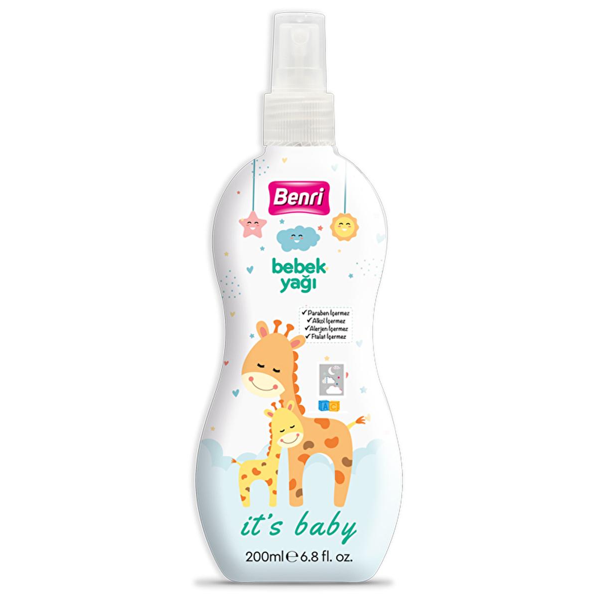 Benri Baby Oil Spray 200ml - Natural Baby Skin Moisturizer, Chemical-Free, E Vitamin Enriched Benri Baby Oil Spray 200ml - Natural & Chemical-Free baby oil spray, natural baby care, baby skin moisturizer, chemical-free baby products, E vitamin baby oil, baby skincare, gentle baby products, sensitive skin care, baby massage oil, natural skincare, baby care routine, chemical-free skincare