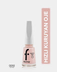 Flormar Quick Dry Nail Polish 002 Soft Pink High Pigment 11ml