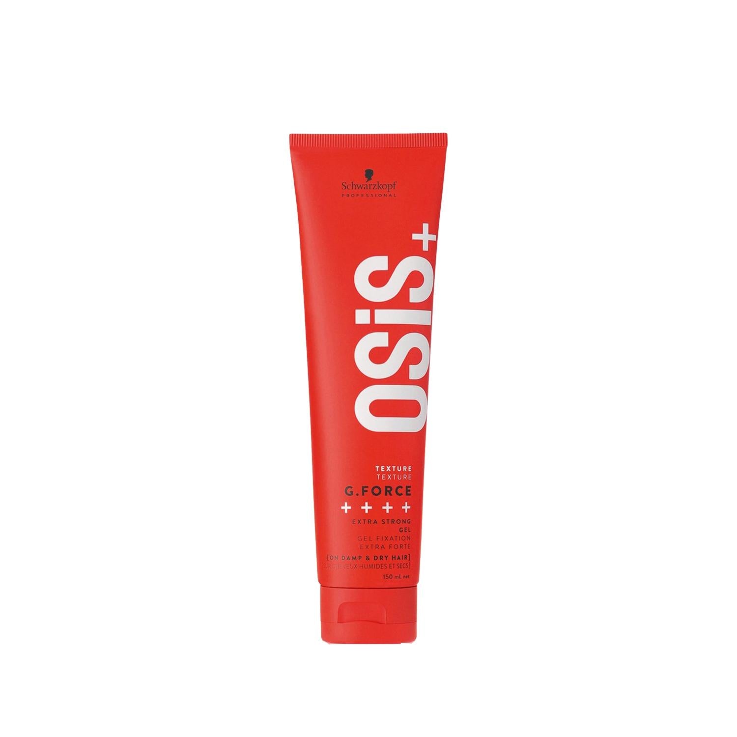 Schwarzkopf Osis+ Texture G. Force Extra Strong Hold Styling Gel for Textured Hair - 5.07 fl oz Schwarzkopf Osis+ Texture G. Force Extra Strong Hold Gel Styling Gel, Strong Hold Hair Gel, Schwarzkopf Osis+, Texture G. Force, Extra Strong Hold Hair Product, Hair Styling Products, Textured Hair, Long Lasting Hold, Hair Texture Enhancement, Men's Grooming, Hair Care, Schwarzkopf, Osis+, Hair Gel, Styling Products