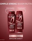 L'Oreal Paris Elseve: Anti-Breakage Biotin Shampoo for Stronger Hair & Reduced Hair Fall - Fortified with Aminexil, 10.14 fl oz L'Oreal Elseve Shampoo: Stop Hair Loss, Strengthen Hair! hair loss shampoo, anti breakage shampoo, hair strengthening shampoo, biotin shampoo, aminexil shampoo, shampoo for hair fall, loreal shampoo, elseve shampoo, shampoo for weak hair, shampoo for damaged hair, hair shampoo, hair breakage, strengthening, hair loss prevention, damaged hair, weak hair, split ends, hair care, hair