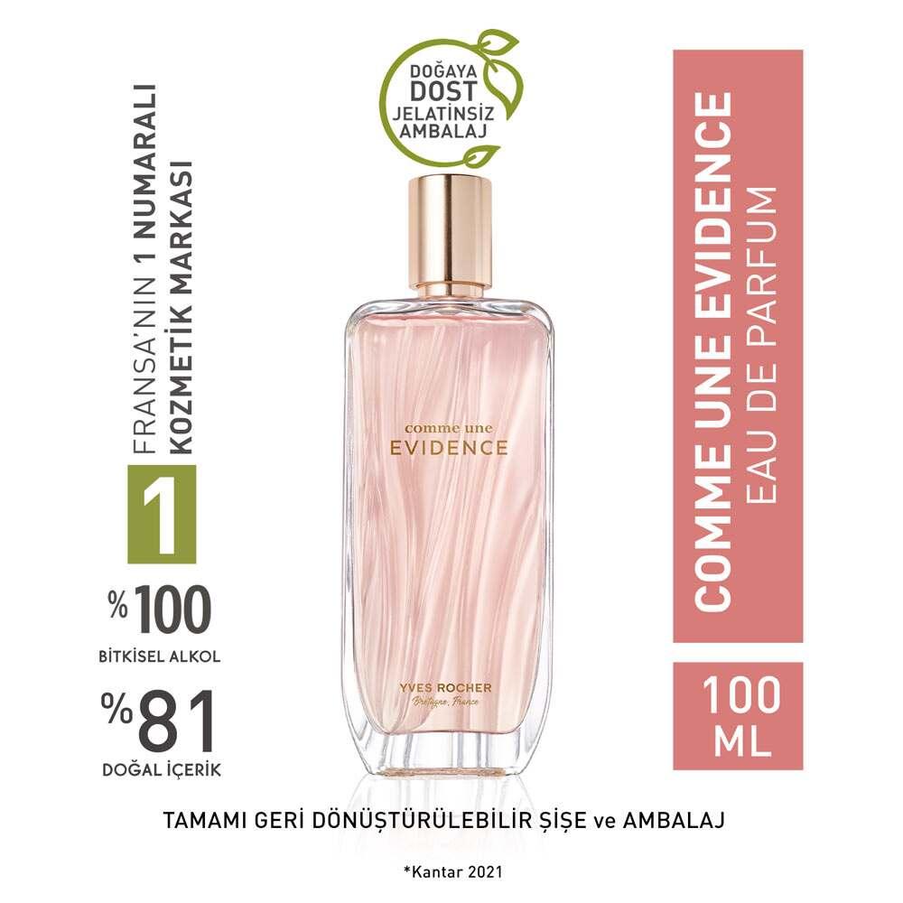 Comme une Evidence - Timeless Floral Perfume for the Sophisticated - EDP, 3.38 fl oz Comme une Evidence EDP - Timeless Floral Perfume Perfume, EDP, Comme une Evidence, Floral fragrance, Timeless scent, Isparta Rose perfume, Bergamot fragrance, Patchouli scent, Luxury perfume, Sophisticated fragrance, Long-lasting scent, Women's perfume, Gift for her, Fragrance for special occasions