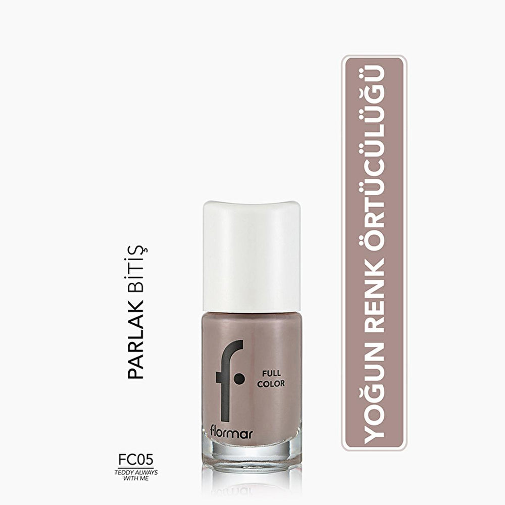 Flormar Full Color Ekstra Yoğun Pigmentli Oje - Vibrant, Long-Lasting Nail Polish with High Pigmentation - view 3