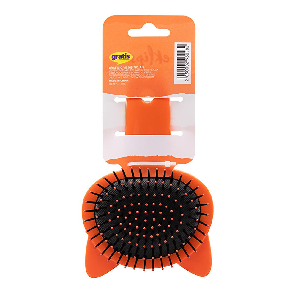Eklips Hair Brush with Tilki Design - Gentle Detangling for Kids and Adults - Hair Accessories